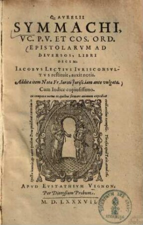 Epistolarum ad diversos, libri decem