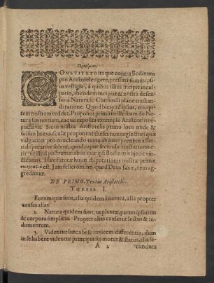 De Primo. Textus Aristotelis