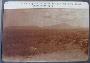 Morogoro: Blick auf die Norogoro-Ebene (Makattasteppe)