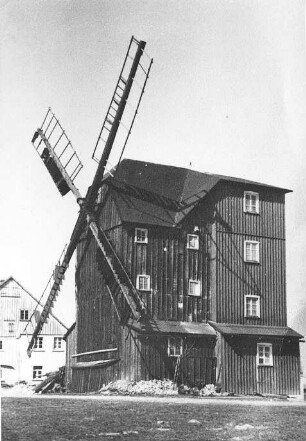 Mittelherwigsdorf-Oberseifersdorf. Donix-Windmühle, Repro