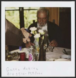 Wolfgang Siebeck im Ristorante Grotto Antico in Bioggio