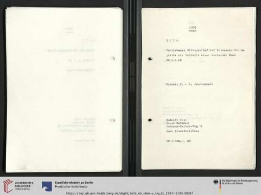 Erwerbungsjahr: 1976