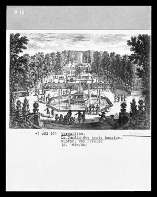 Versailles, Schlosspark, La Jardin des trois bassins