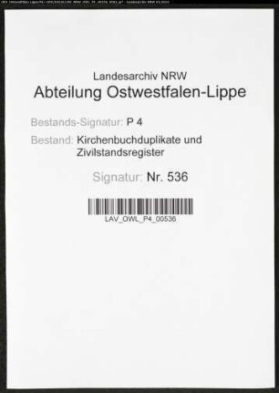 Kirchenbuchduplikat der evangelisch-lutherischen Landgemeinde St.Petri, Kreis Soest (GHT 1860). (Gemeinde: Evangelisch-Lutherische Stadt- und Landgemeinde St.Petri)