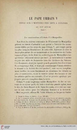 Ser. 3: 15. S. 378-402: La pape Urbain V : essai sur l'historie des arts a Avignon au XIVe Siècle