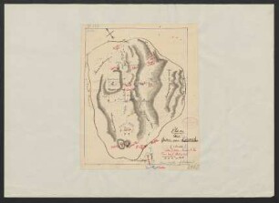 Plan der Ruinen von Djerasch