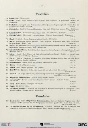 Textilien (Nr. 778-799)