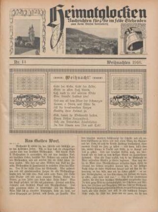13.1916: Heimatglocken