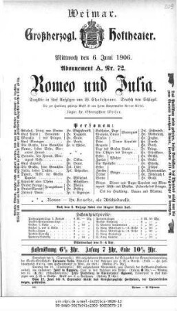 Romeo und Julia