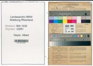 Entnazifizierung Albert Geyer , geb. 01.01.1917 (Steiger)