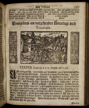 Evangelium am vierzehenden Sonntage nach Trinitatis. - Epistel am siebenzehenden Sonntage nach Trinitatis.