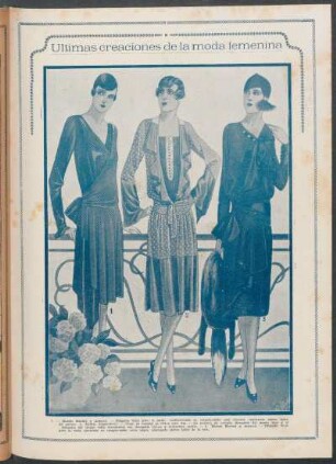 Últimas creaciones de la moda femenina