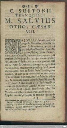 M. Salvius Otho, Caesar VIII.