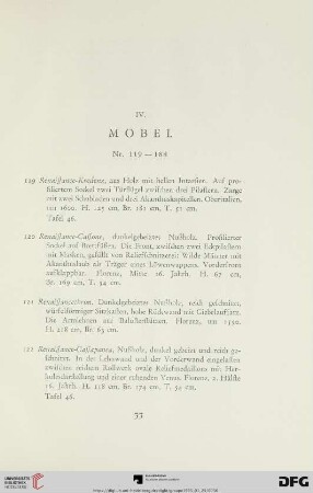 Möbel (Nr. 119-188)
