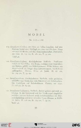 Möbel (Nr. 119-188)