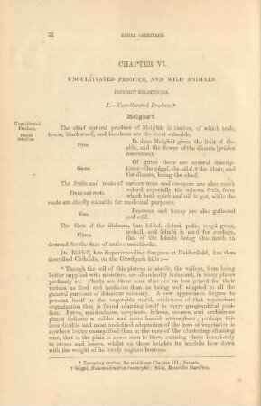 Chapter VI. Uncultivated produce, and wild animals