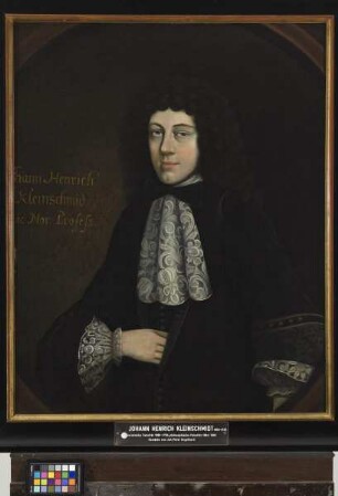 Bildnis des Johann Heinrich Kleinschmidt, 1692 Professor der Rechte in Marburg (1652-1732)
