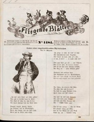 "Lieder eines vagabundirenden Philosophen"