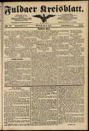 Ausgabe vom Mittwoch, den 08. Juni 1904.