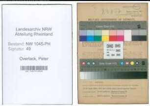 Entnazifizierung Peter Overlack , geb. 30.11.1912 (Arzt)