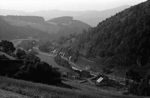 Blick in das untere Höllental bei Buchenbach