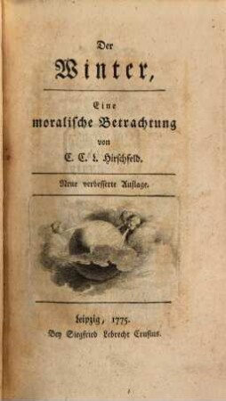 Der Winter : Eine moralische Betrachtung