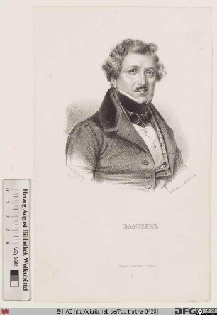 Bildnis (Louis) Jacques (Mandé) Daguerre