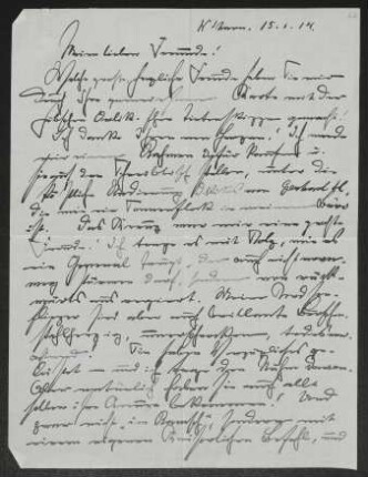 Brief von Fritz Brehmer an Margarete Hauptmann und Margarete Hauptmann