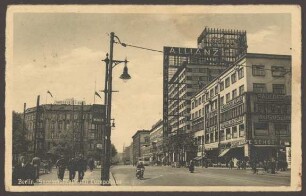 Ansichtskarte Stresemannstraße mit Europahaus