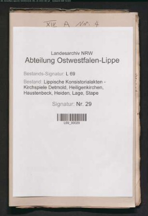 Dienst- und Pfarrgemeindeangelegenheiten: Wochenpredigten im Zuchthaus; Abhaltung der Predigten in der Kirche