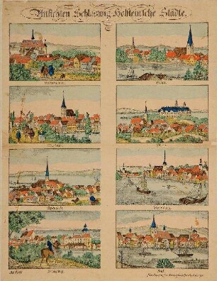 Ansichten Schleswig-Holsteinische Städte.