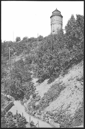 Radebeul. Friedrich-August-Weg und Wasserturm