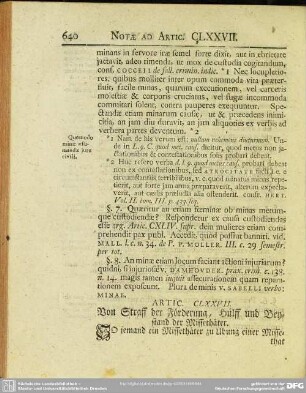 Artic. CLXXVII. Von Straff der Förderung, Hülff und Beystand der Missethäter