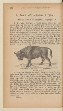 D. Des deutschen Volkes Geschichte