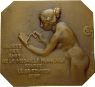 Plakette der Gesellschaft der Medaillen-Freunde