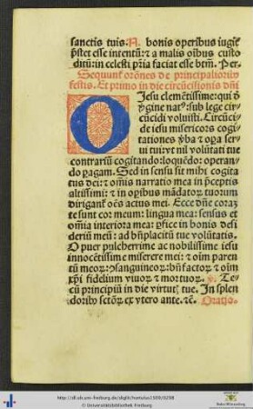 Orationes de principalioribus festis