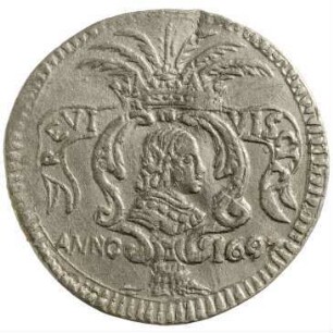 Münze, Ducato (AR), 1697