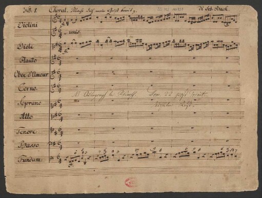 Mache dich mein Geist bereit; BWV 115