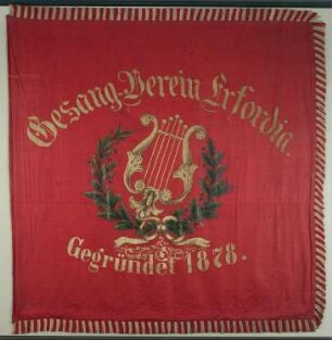 Fahne Gesangsverein Erfordia