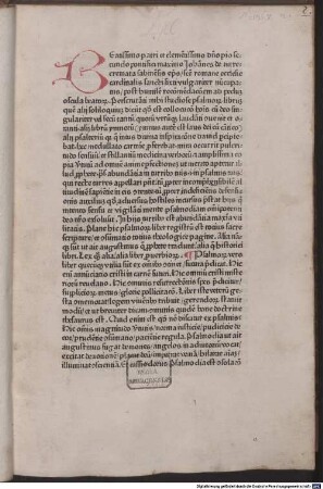 [Reuerendissimi cardinalis, tituli sancti Sixti domini iohannis de Turrecremata. expositio breuis et vtilis super toto psalterio]