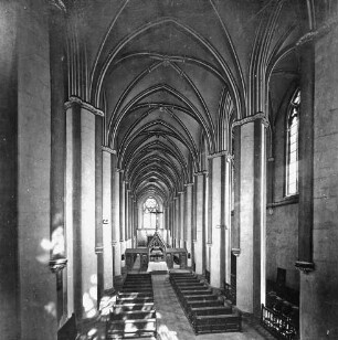 Haina (Hessen), ehem. Zisterzienserkloster, Klosterkirche, Inneres nach Osten