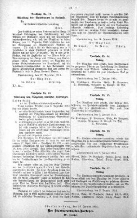 No. 2. (3-25) (12,13,14,15,16,17.), 21. Januar 1914