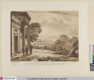 [Landschaft mit der Verstoßung der Hagar.]