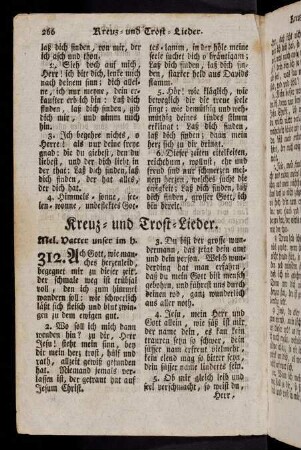 266-294, Kreuz- und Trost-Lieder