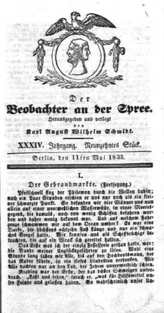 19. Stueck, 11. Mai 1835