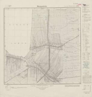 3308 (alte Nr.: 1727) Hesepertwist, Meßtischblatt (4cm - Karte)