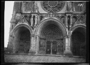 Laon (Dep. Aisne, Frankreich): Portale der Kathedrale
