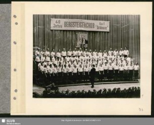 Festkonzert des Bergsteigerchores zum 40. Jahrestag