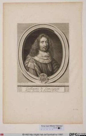 Bildnis Guillaume Lamoignon (I) de, marquis de Baville