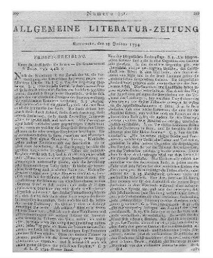 Züge aus dem Leben unglücklicher Menschen. Leipzig: Gräff 1793